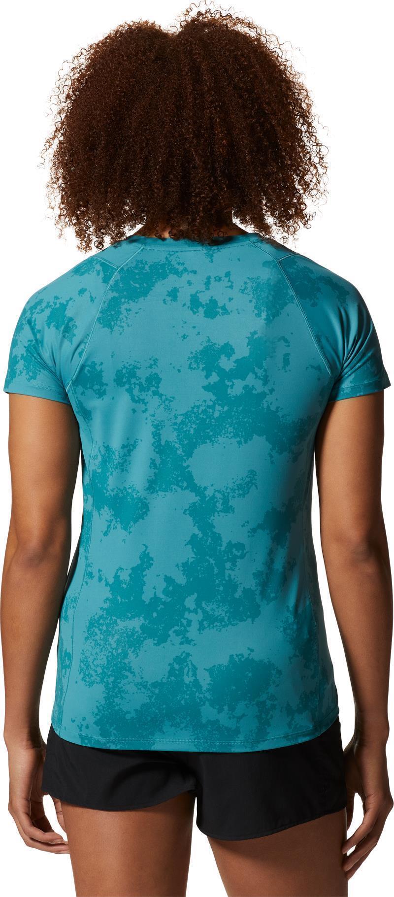 Crater Lake SS Crew - Womens - Palisades Scatter Dye Print 3