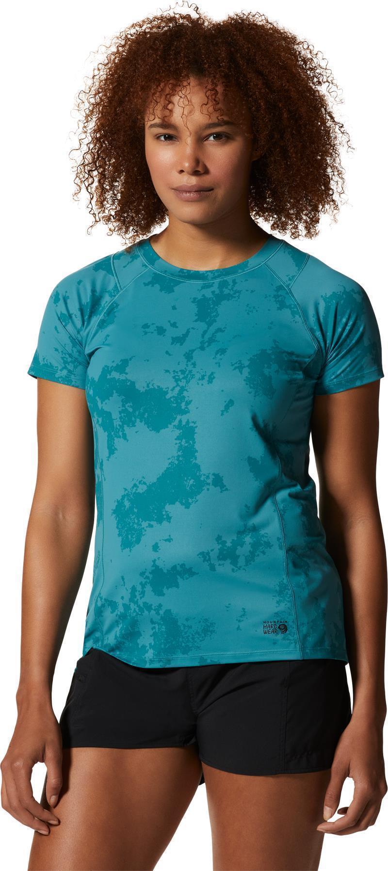 Crater Lake SS Crew - Womens - Palisades Scatter Dye Print 4
