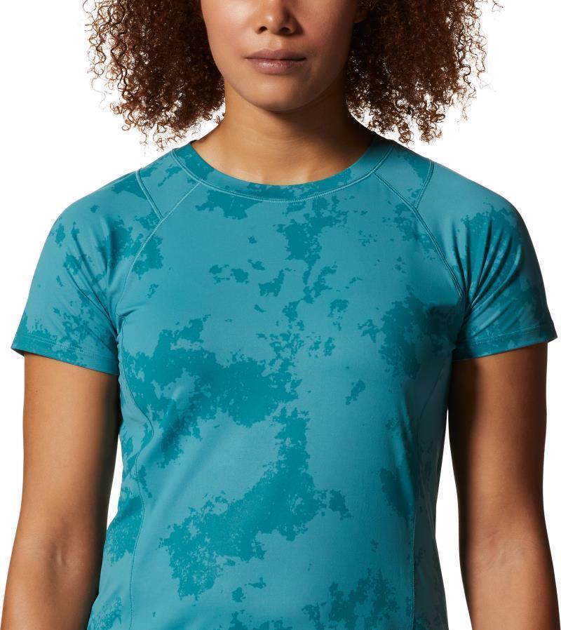 Crater Lake SS Crew - Womens - Palisades Scatter Dye Print 5