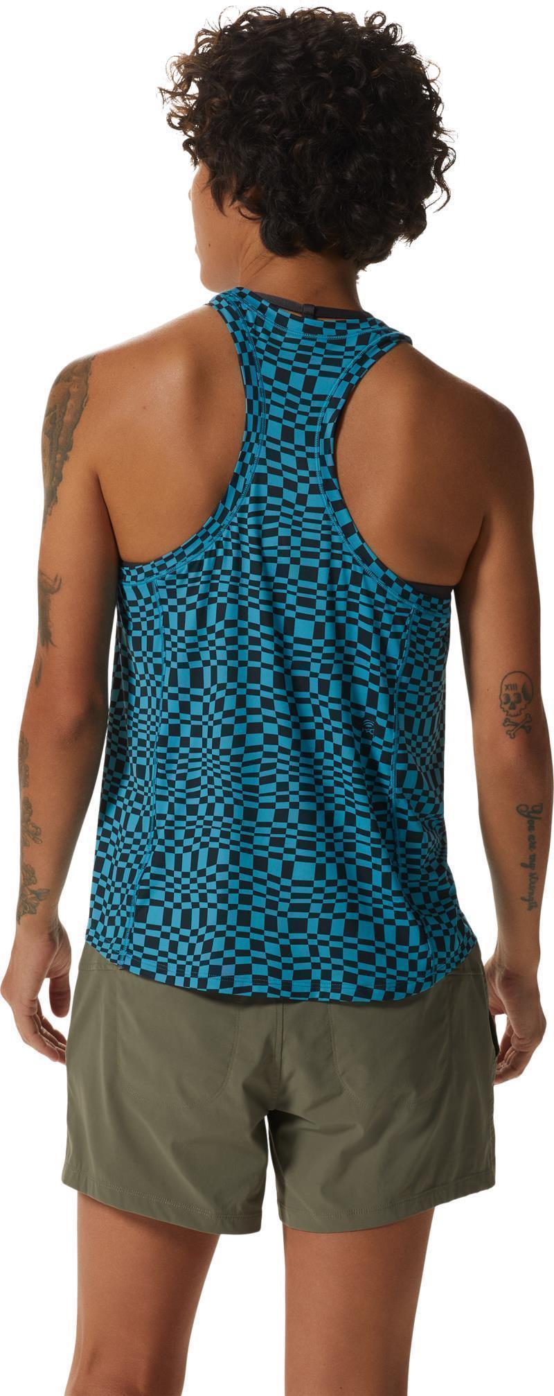 Crater Lake Tank - Womens - Teton Blue Checks Print 4