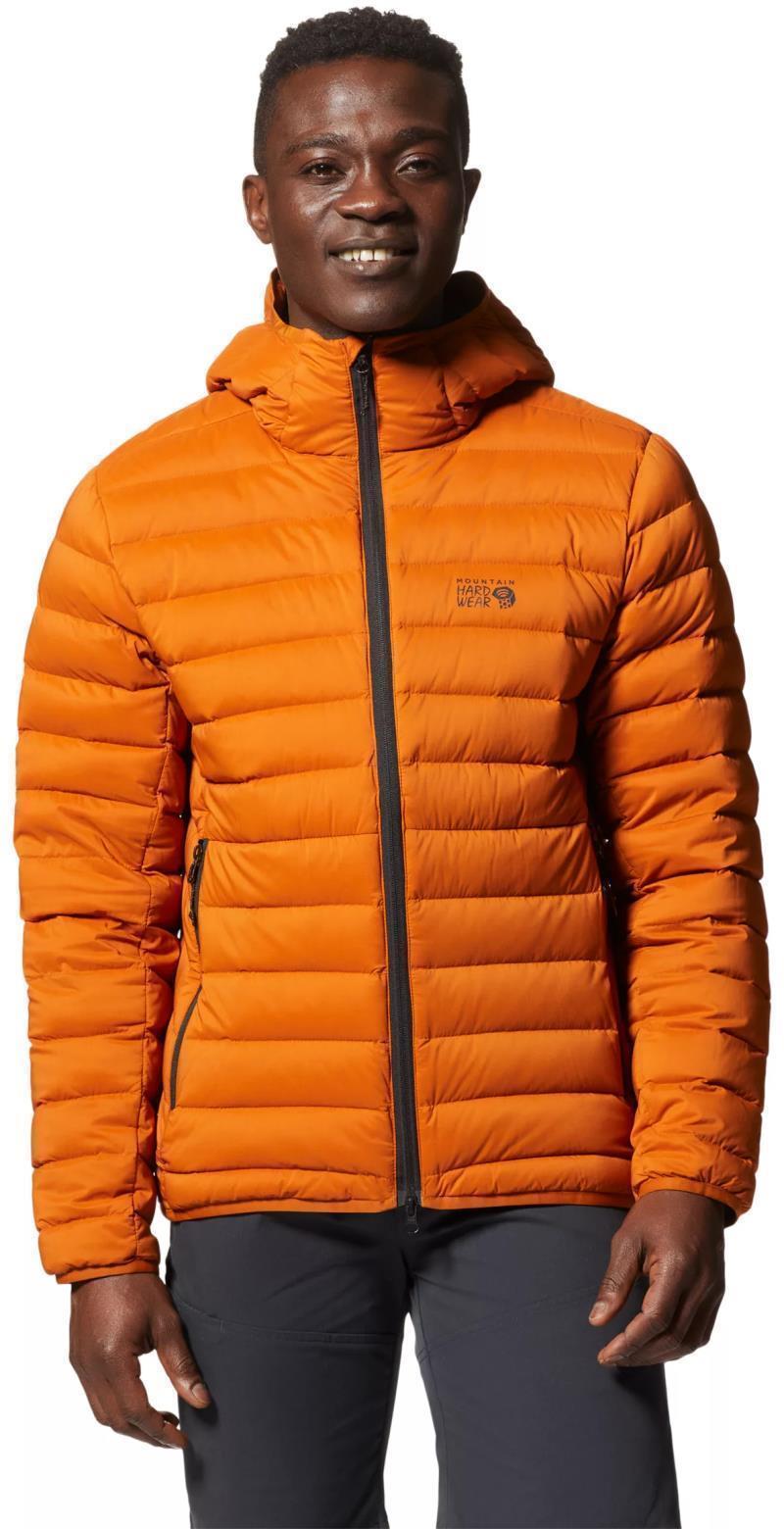 Deloro Down Full Zip Hoody - Mens - Bright Copper 1