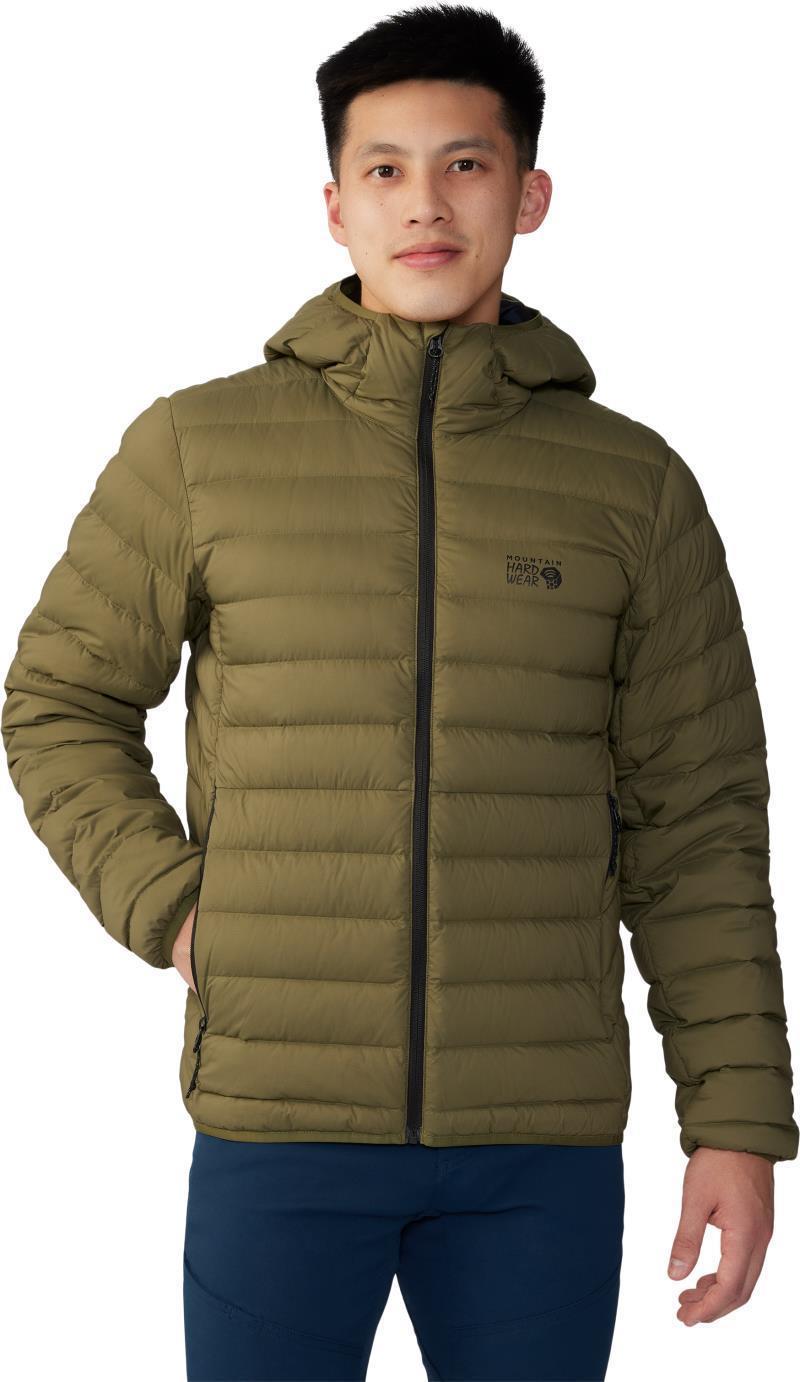 Deloro Down Full Zip Hoody - Mens - Combat Green 2