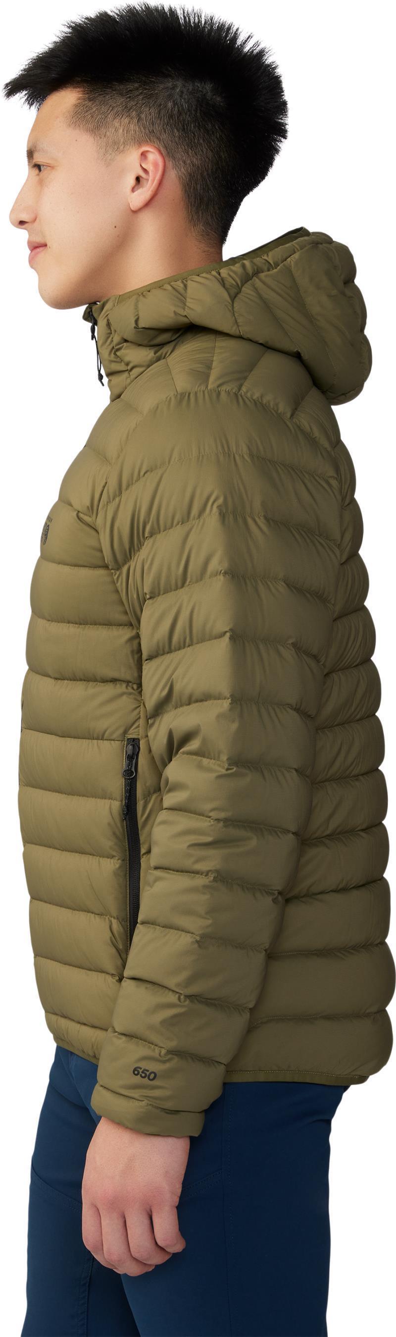 Deloro Down Full Zip Hoody - Mens - Combat Green 3