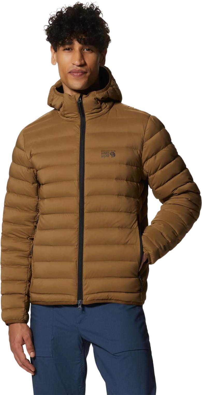 Deloro Down Full Zip Hoody - Mens - Corozo Nut 1