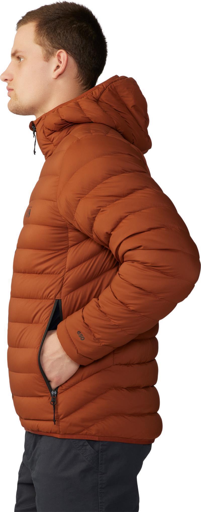 Deloro Down Full Zip Hoody - Mens - Iron Oxide 2