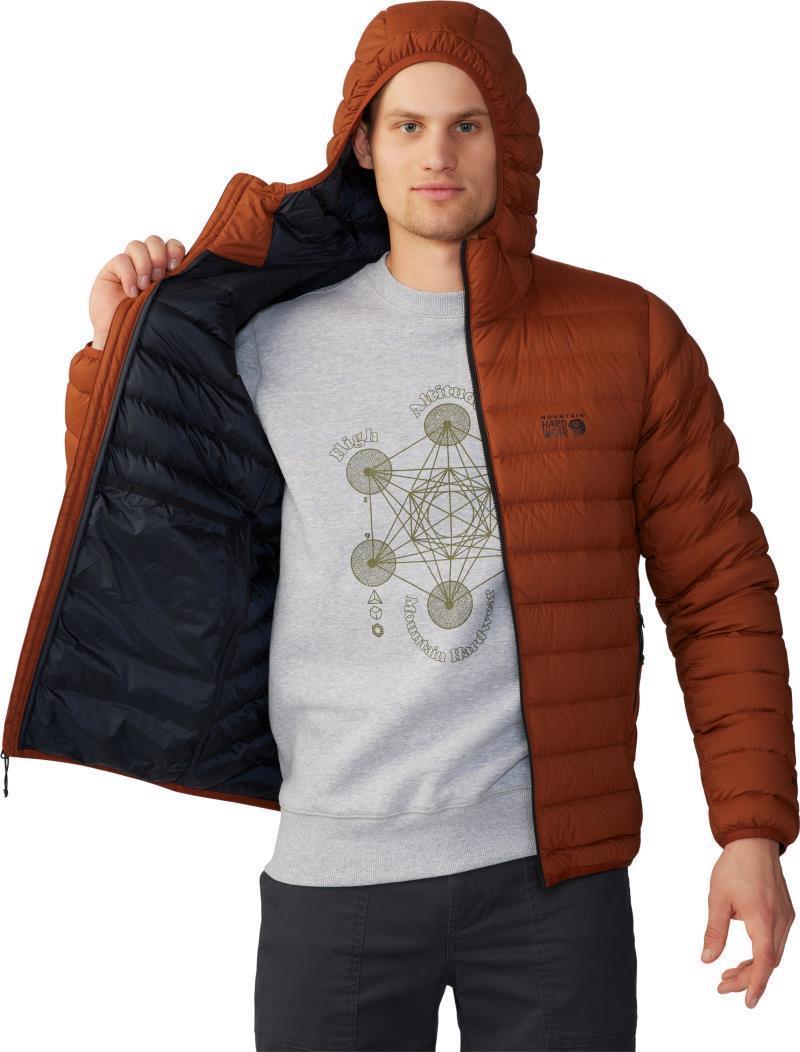 Deloro Down Full Zip Hoody - Mens - Iron Oxide 4