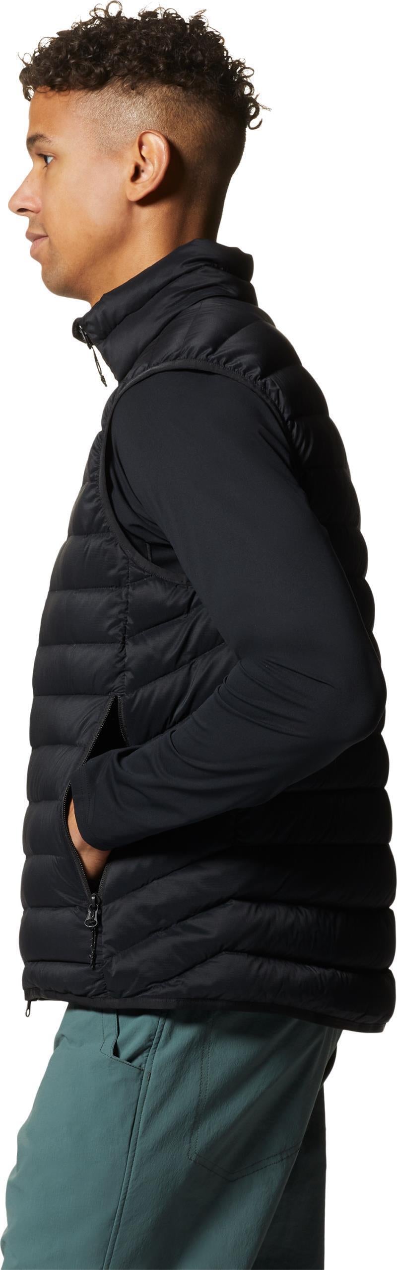 Deloro Down Vest - Mens - Black 2