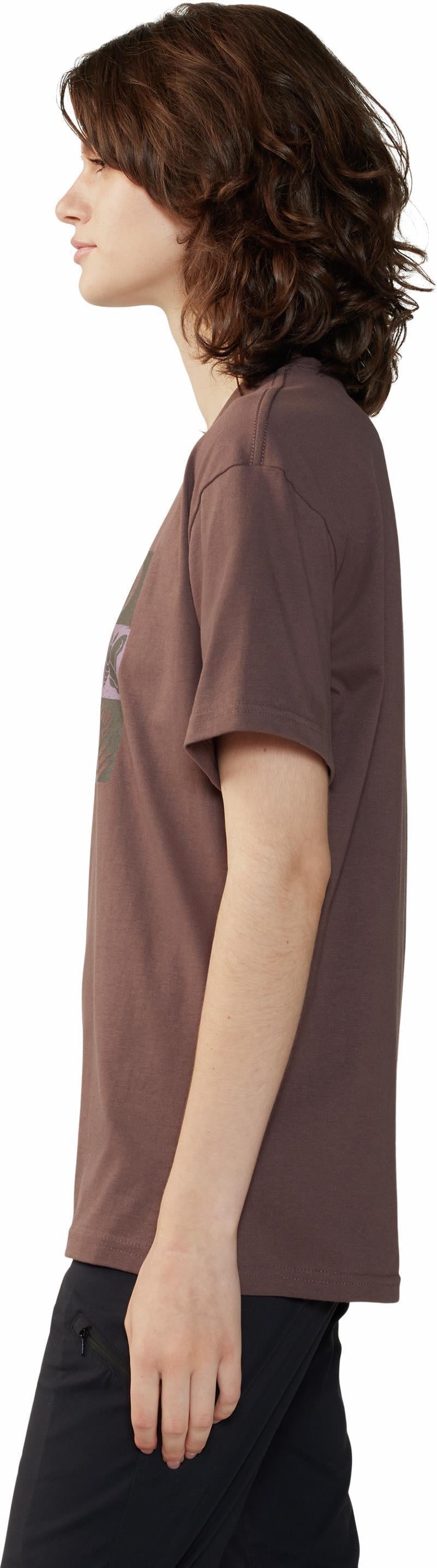Desert Check Boxy SS - Womens - Carob 5