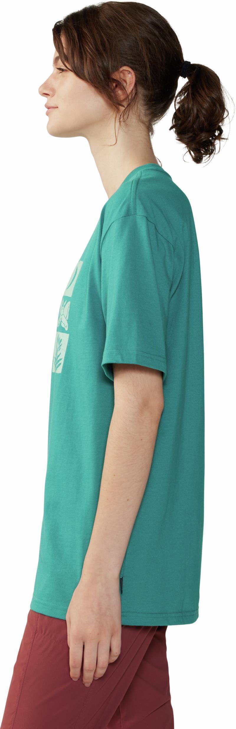 Desert Check Boxy SS - Womens - Wintermint 6