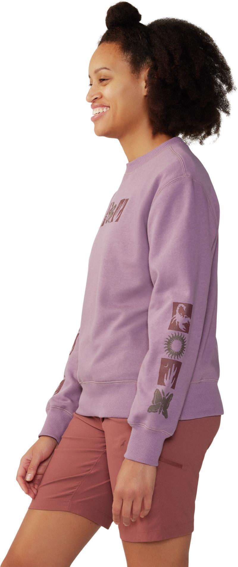 Desert Check Pullover Crew - Womens - Dark Daze 5
