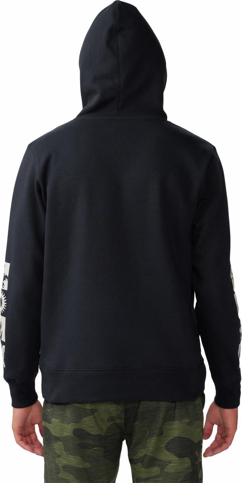 Desert Check Pullover Hoody - Mens - Black 2