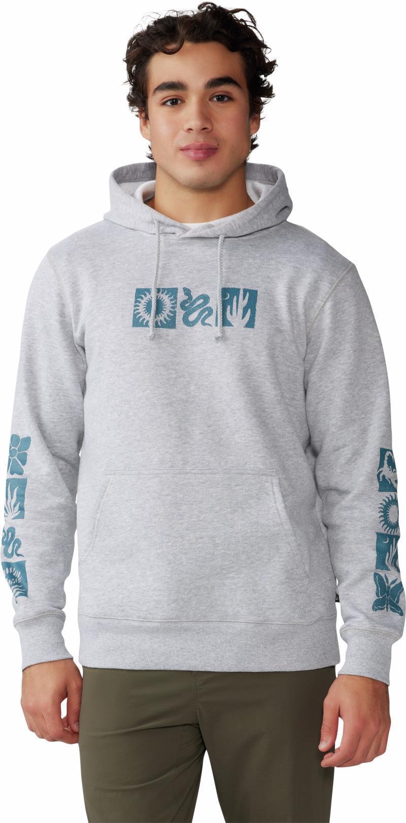 Desert Check Pullover Hoody - Mens - Hardwear Grey Heather 1