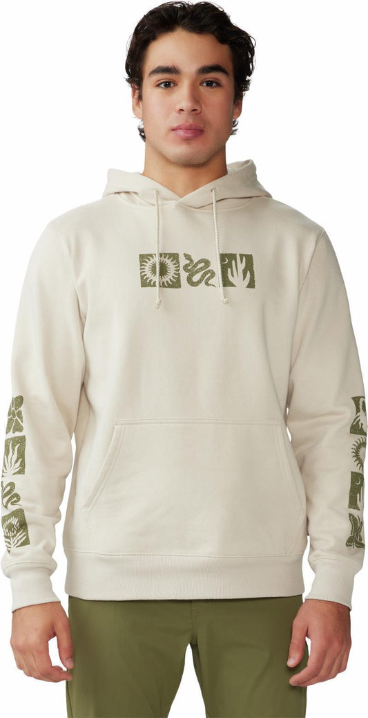 Desert Check Pullover Hoody - Mens - Wild Oyster 1