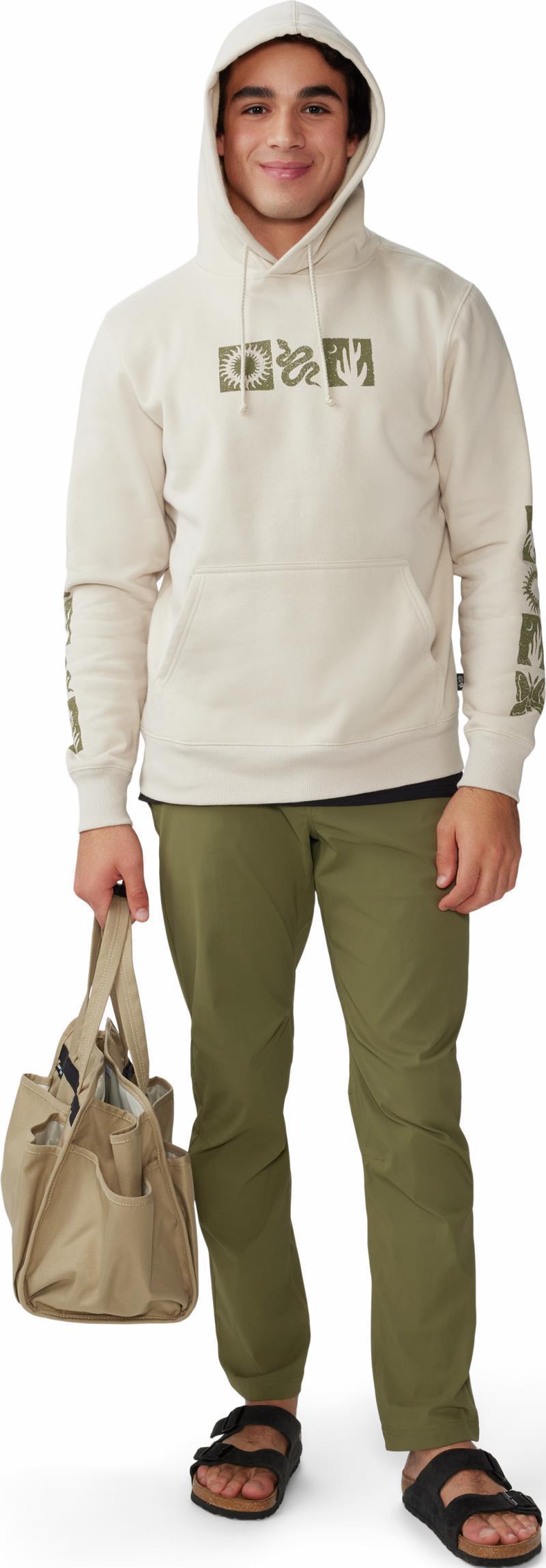 Desert Check Pullover Hoody - Mens - Wild Oyster 3