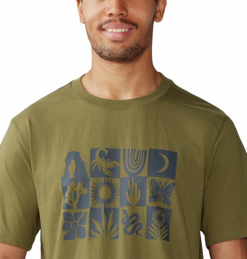 Desert Check SS - Mens - Combat Green 5