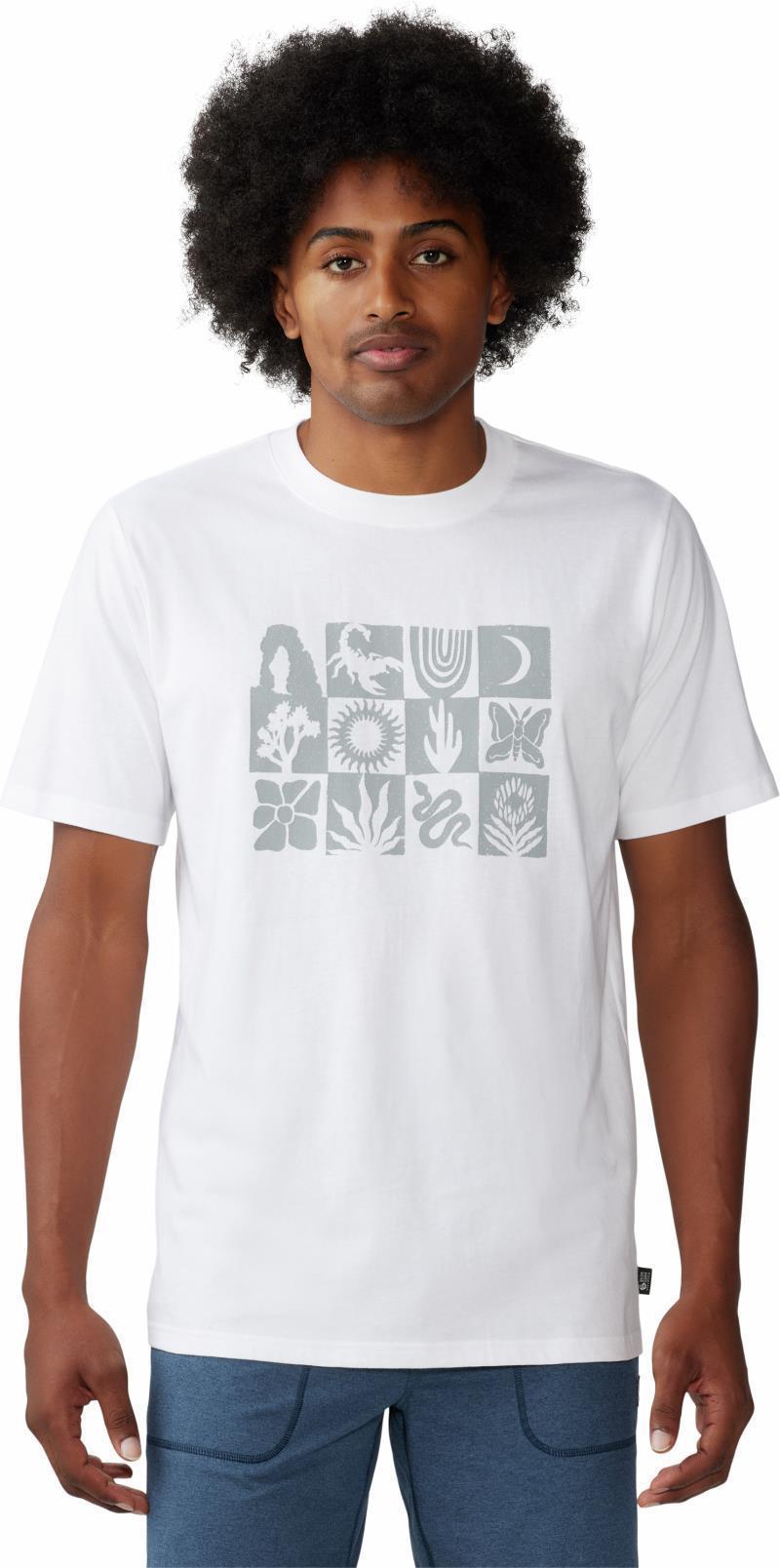 Desert Check SS - Mens - White 1