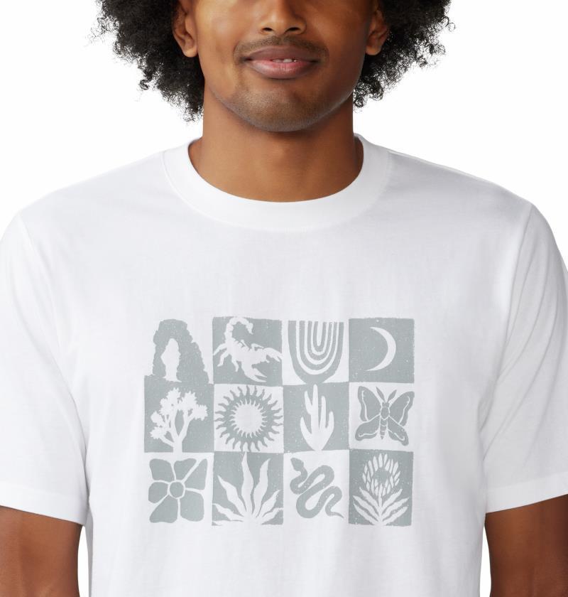 Desert Check SS - Mens - White 4