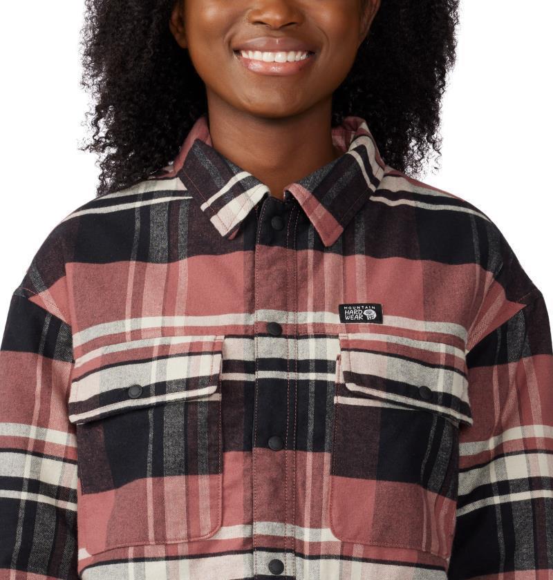 Dolores Insulated Flannel Shacket - Womens - Clay Earth 7