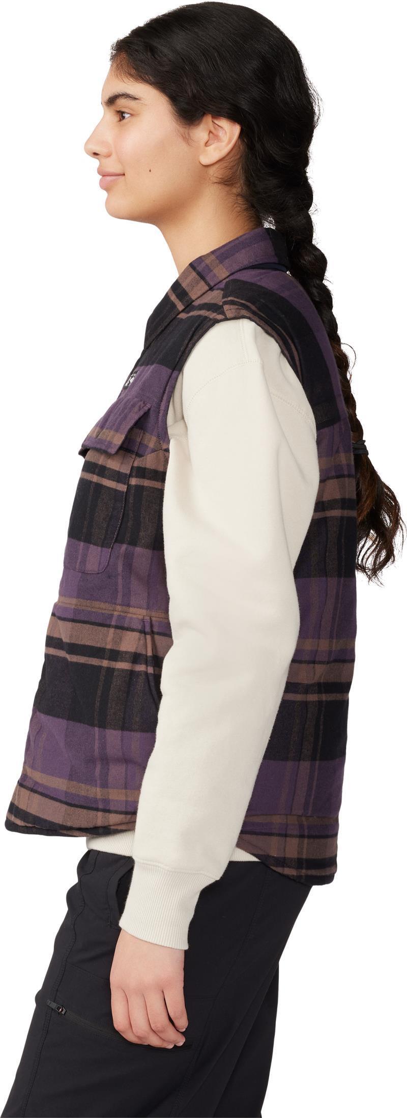 Dolores Insulated Flannel Vest - Womens - Blurple 4