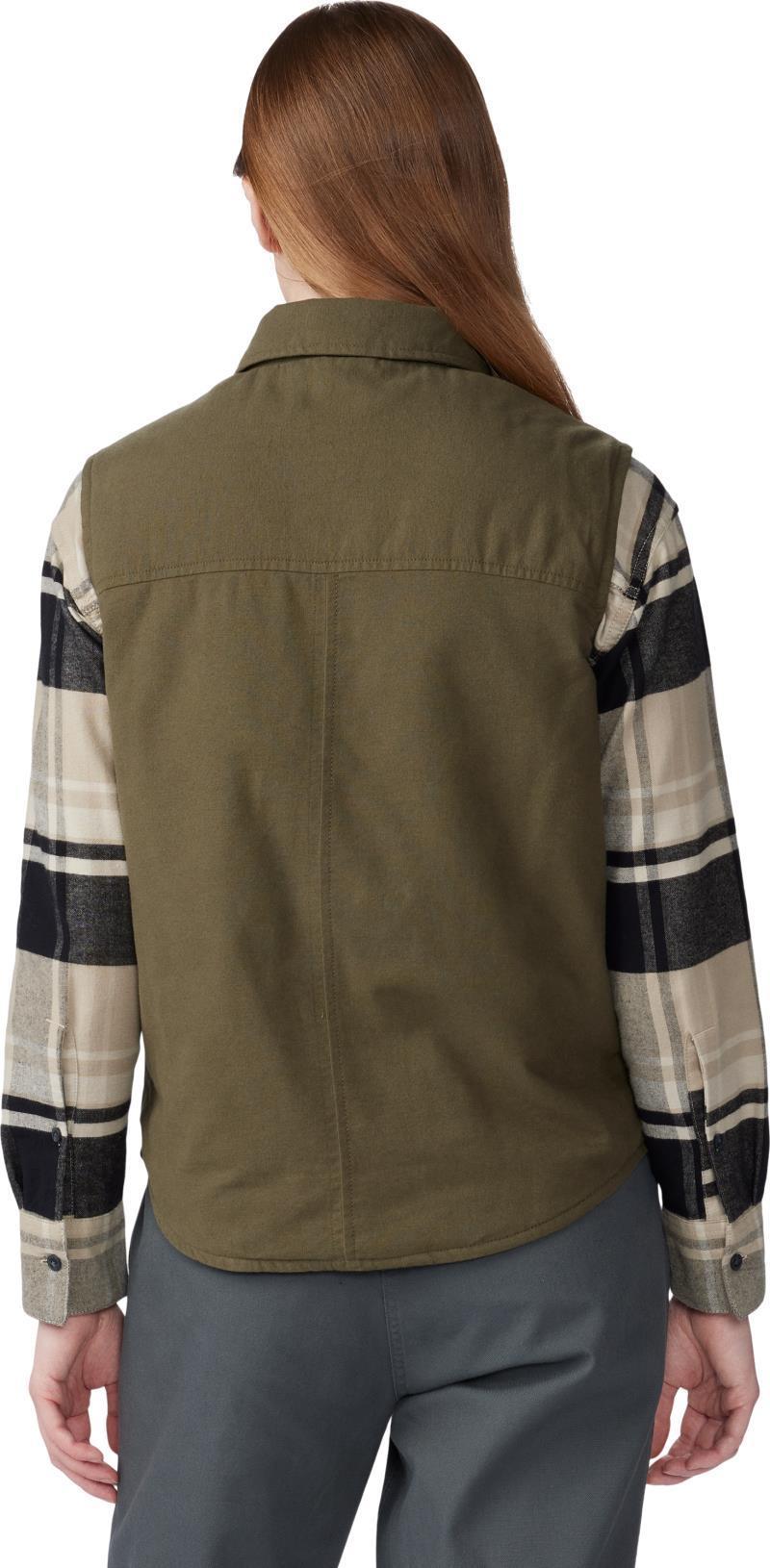 Dolores Insulated Flannel Vest - Womens - Dark Pine 5