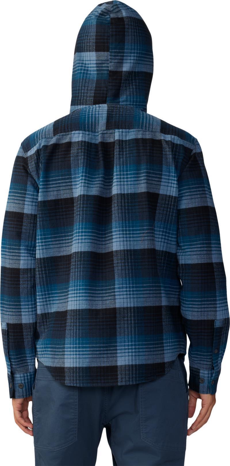 Dusk Creek LS Hooded Shirt - Mens - Hardwear Navy Glass House Plaid 4