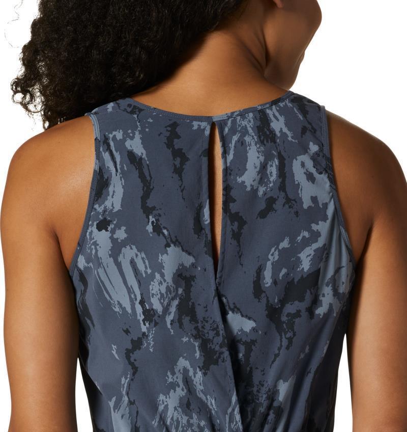 Dynama/2 Tank Dress - Blue Slate Crag Camo Print 5