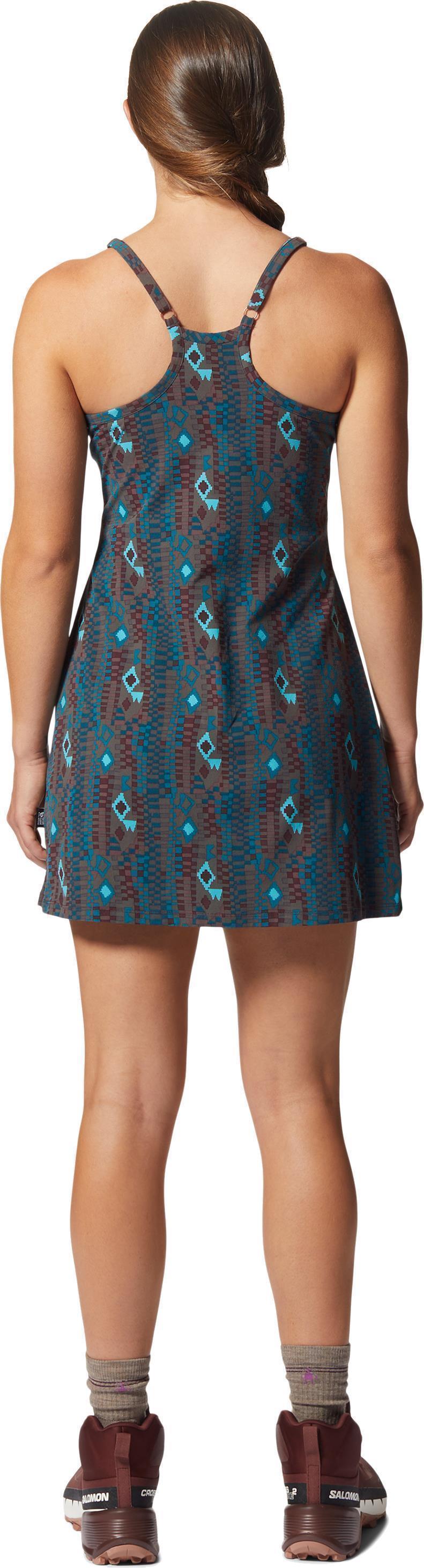 Dynama Dress - Clay Earth Geos Print 4