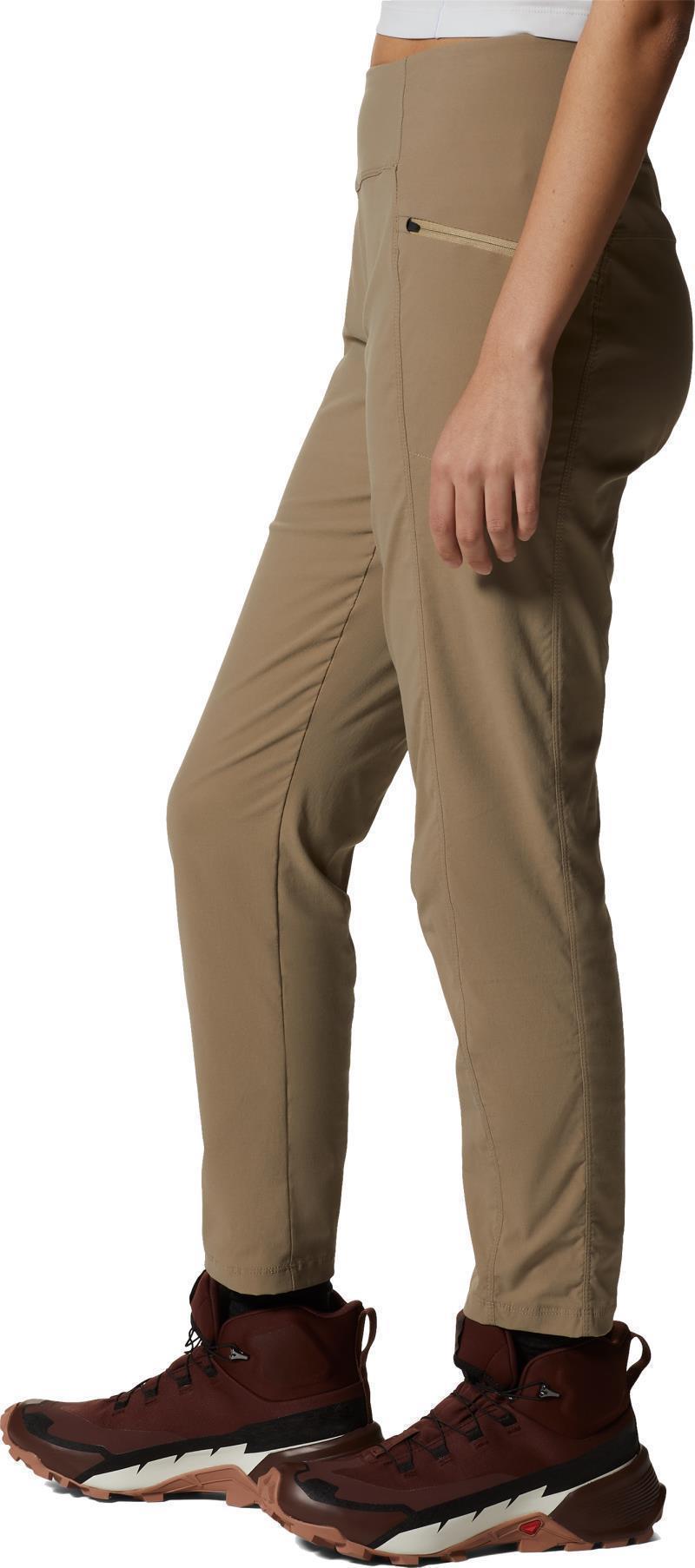 Dynama High Rise Ankle Pants - Womens - Khaki 2