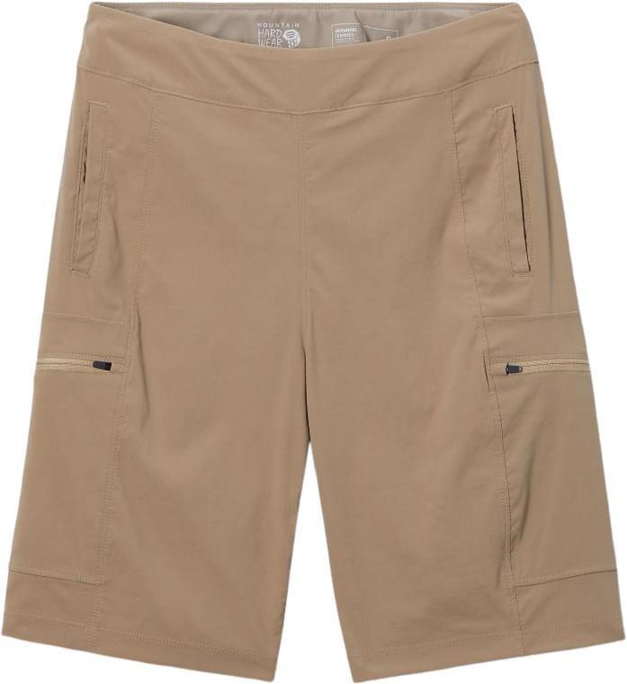 Dynama High Rise Bermuda Shorts, 9" Inseam - Womens - Khaki 1