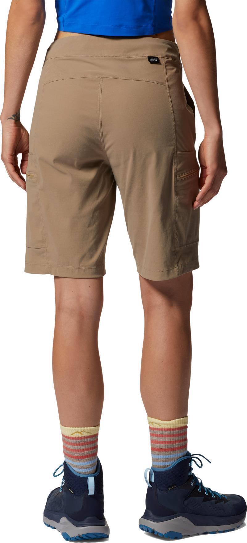 Dynama High Rise Bermuda Shorts, 9" Inseam - Womens - Khaki 4