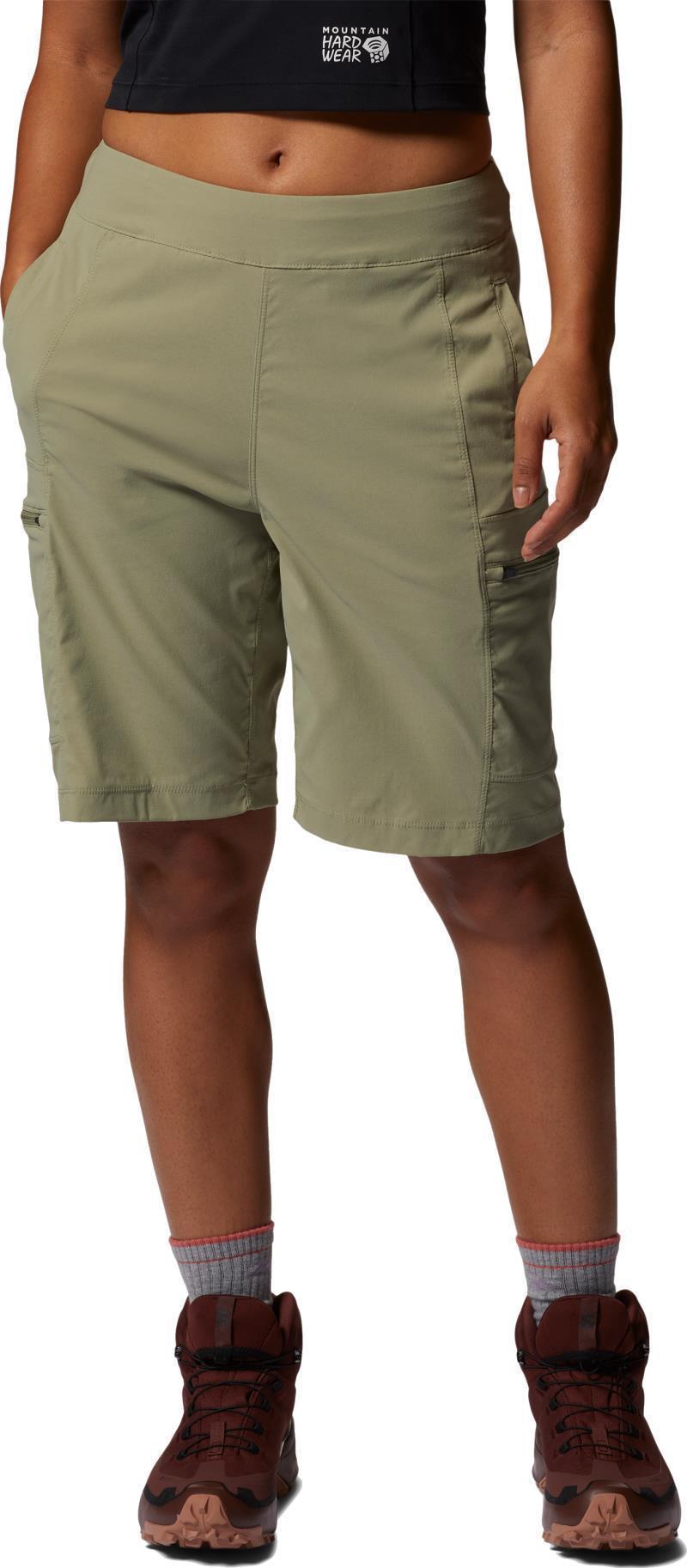 Dynama High Rise Bermuda Shorts, 9" Inseam - Womens - Mantis Green 2