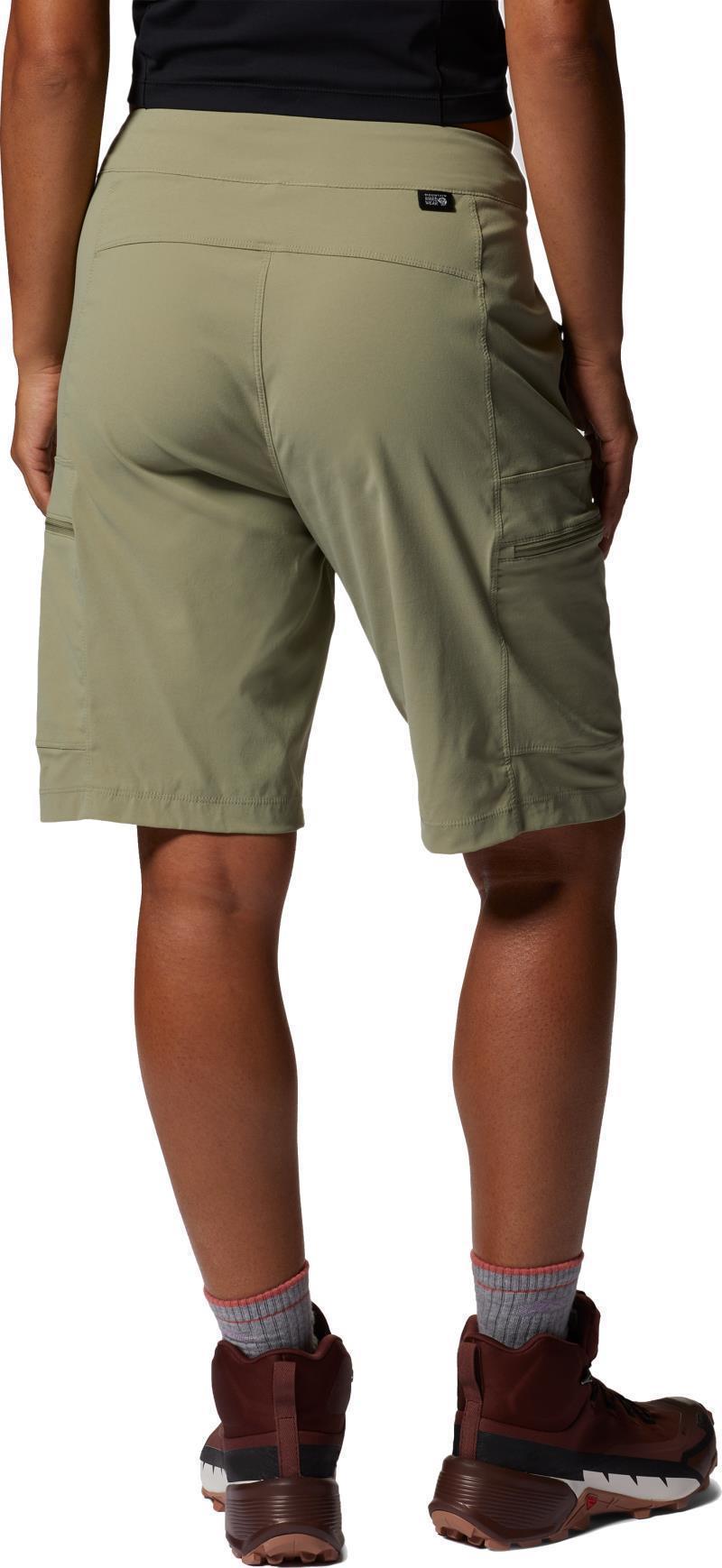 Dynama High Rise Bermuda Shorts, 9" Inseam - Womens - Mantis Green 4