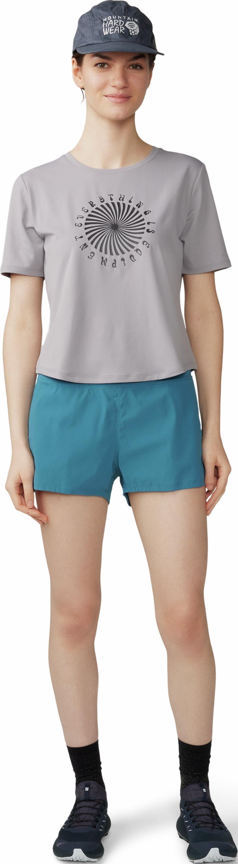 Dynama Pull-On Shorts, Extended - Womens - Baltic Blue 4