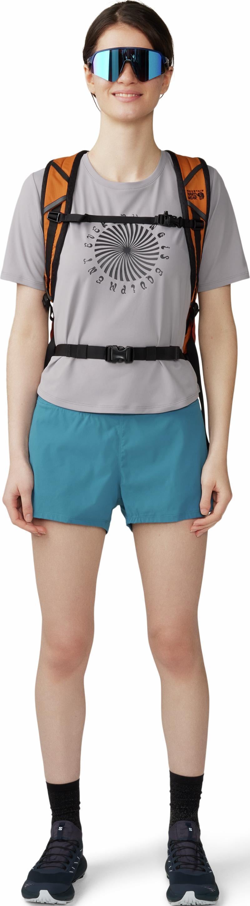 Dynama Pull-On Shorts, Extended - Womens - Baltic Blue 8