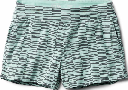 Dynama Pull-On Shorts, Extended - Womens - Mineral Spring Sediment Check 1