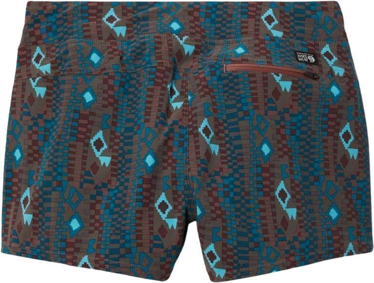 Dynama Pull-On Shorts - Womens - Clay Earth Geos Print 2