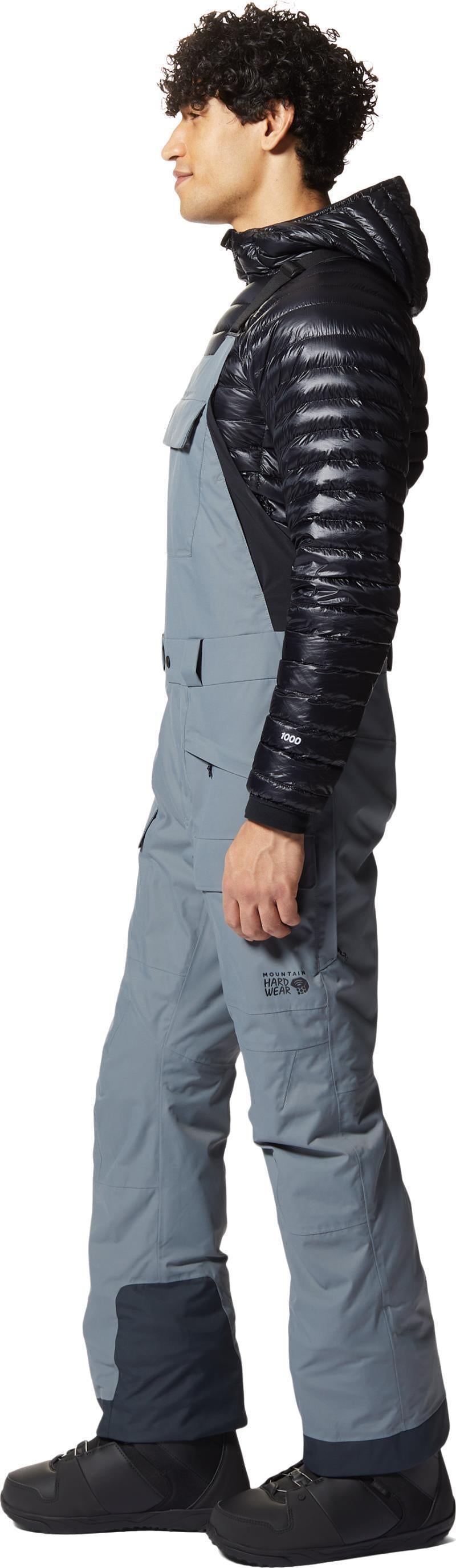 FireFall Bib, Short - Mens - Foil Grey 2