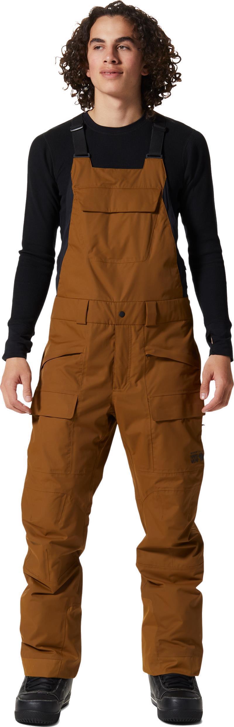 FireFall Bib, Short - Mens - Golden Brown 2