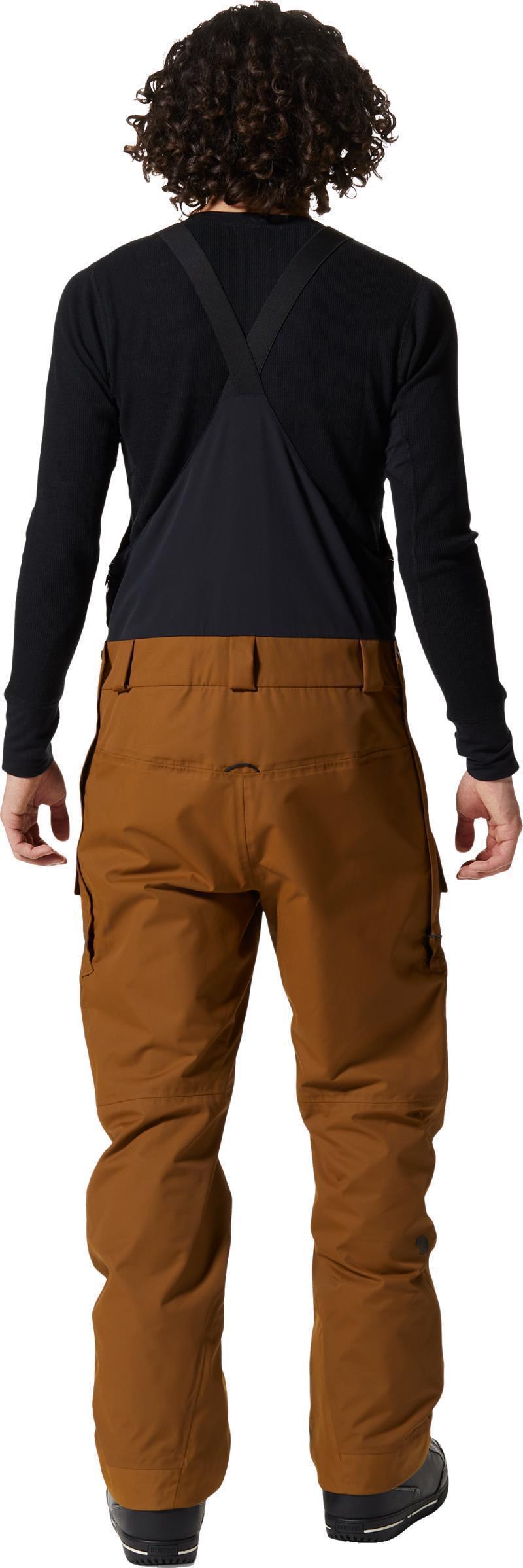 FireFall Bib, Short - Mens - Golden Brown 4