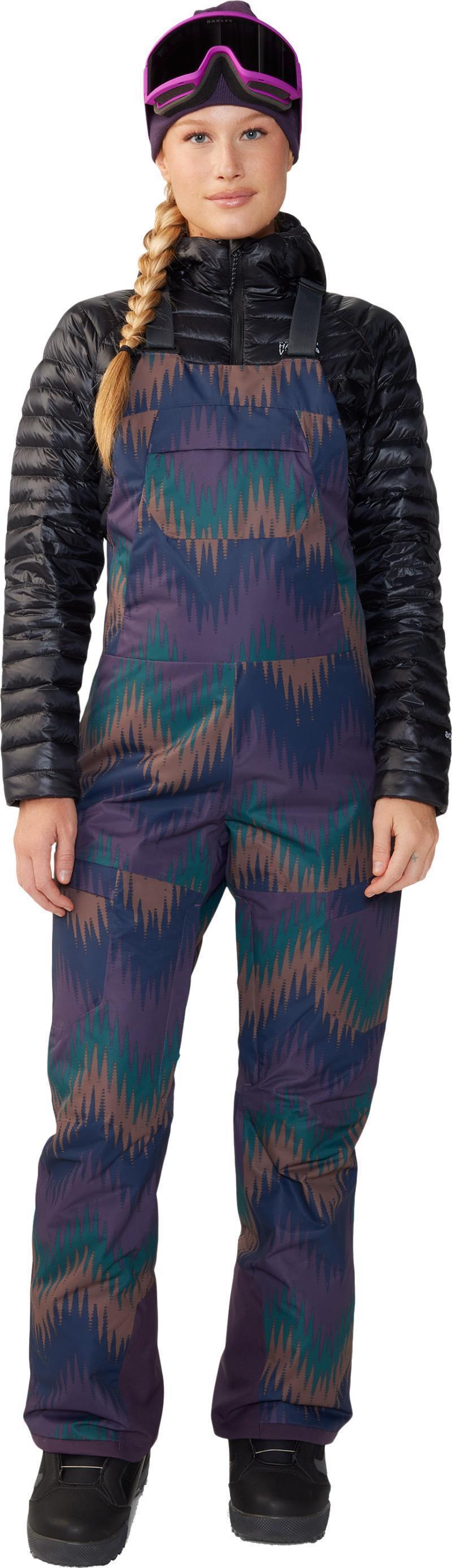 Firefall/2 Bib, Reg - Womens - Blurple Zig Zag Print 1
