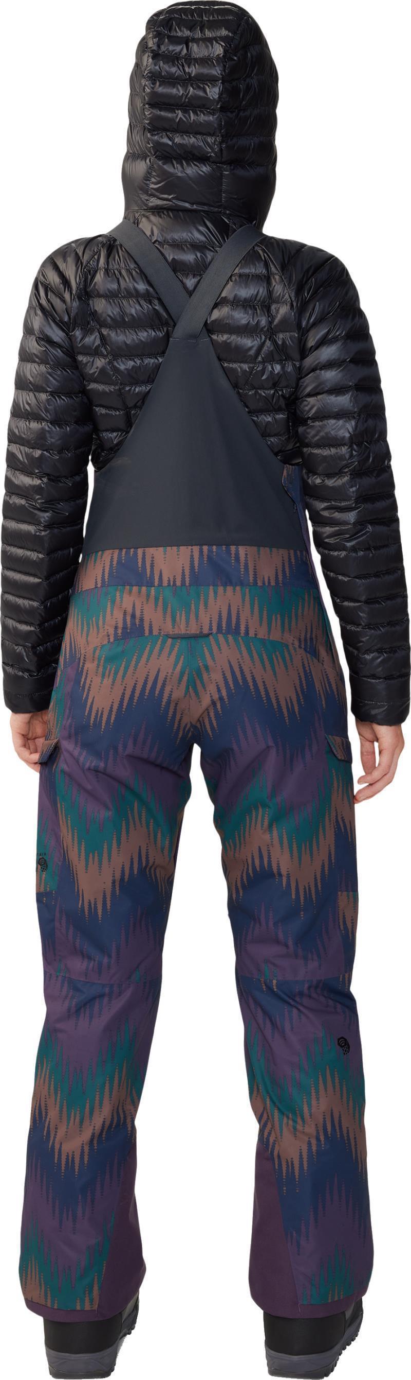 Firefall/2 Bib, Reg - Womens - Blurple Zig Zag Print 3
