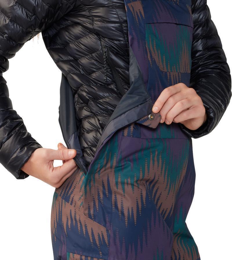 Firefall/2 Bib, Reg - Womens - Blurple Zig Zag Print 5