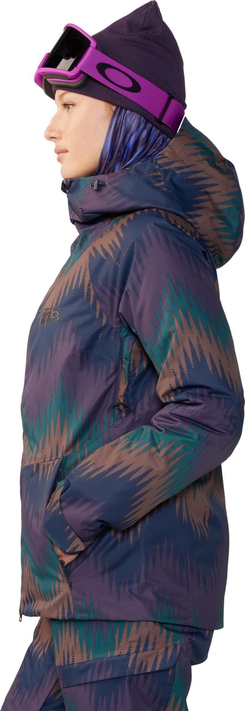 Firefall/2 Jacket - Womens - Blurple Zig Zag Print 3
