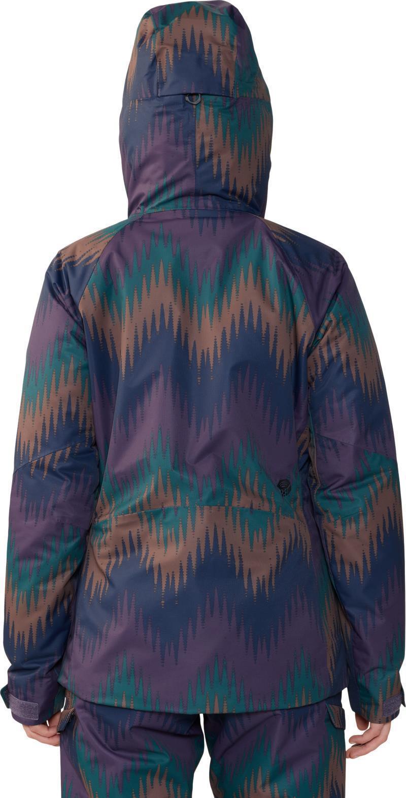 Firefall/2 Jacket - Womens - Blurple Zig Zag Print 4