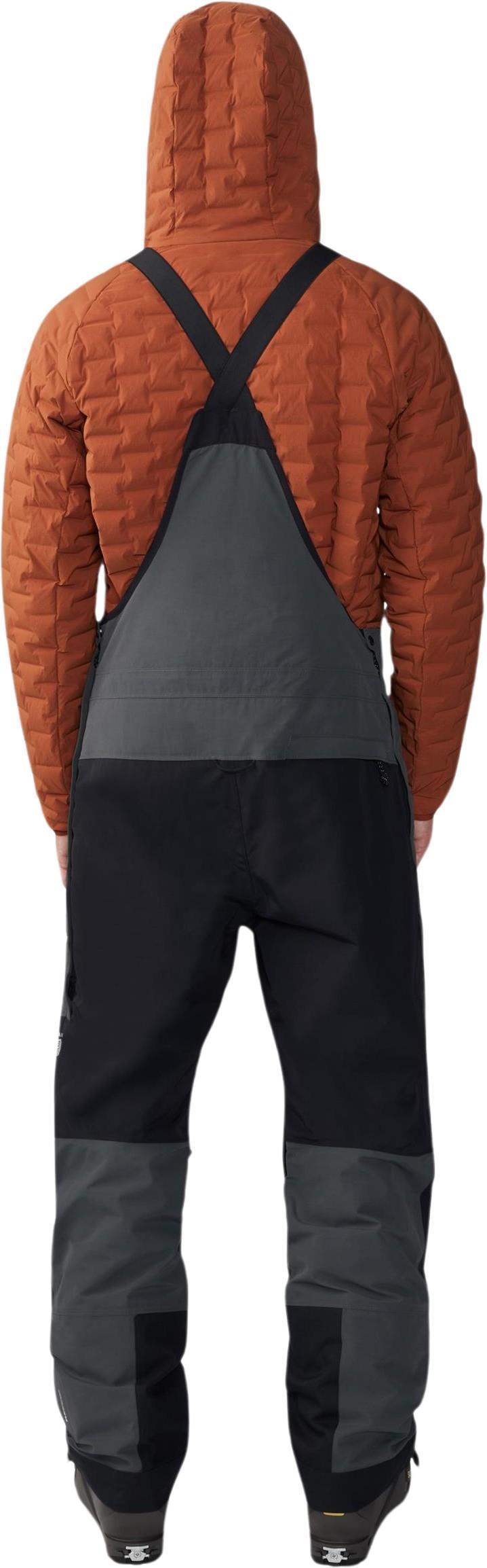 First Tracks Bib, Reg - Mens - Volcanic / Black 2