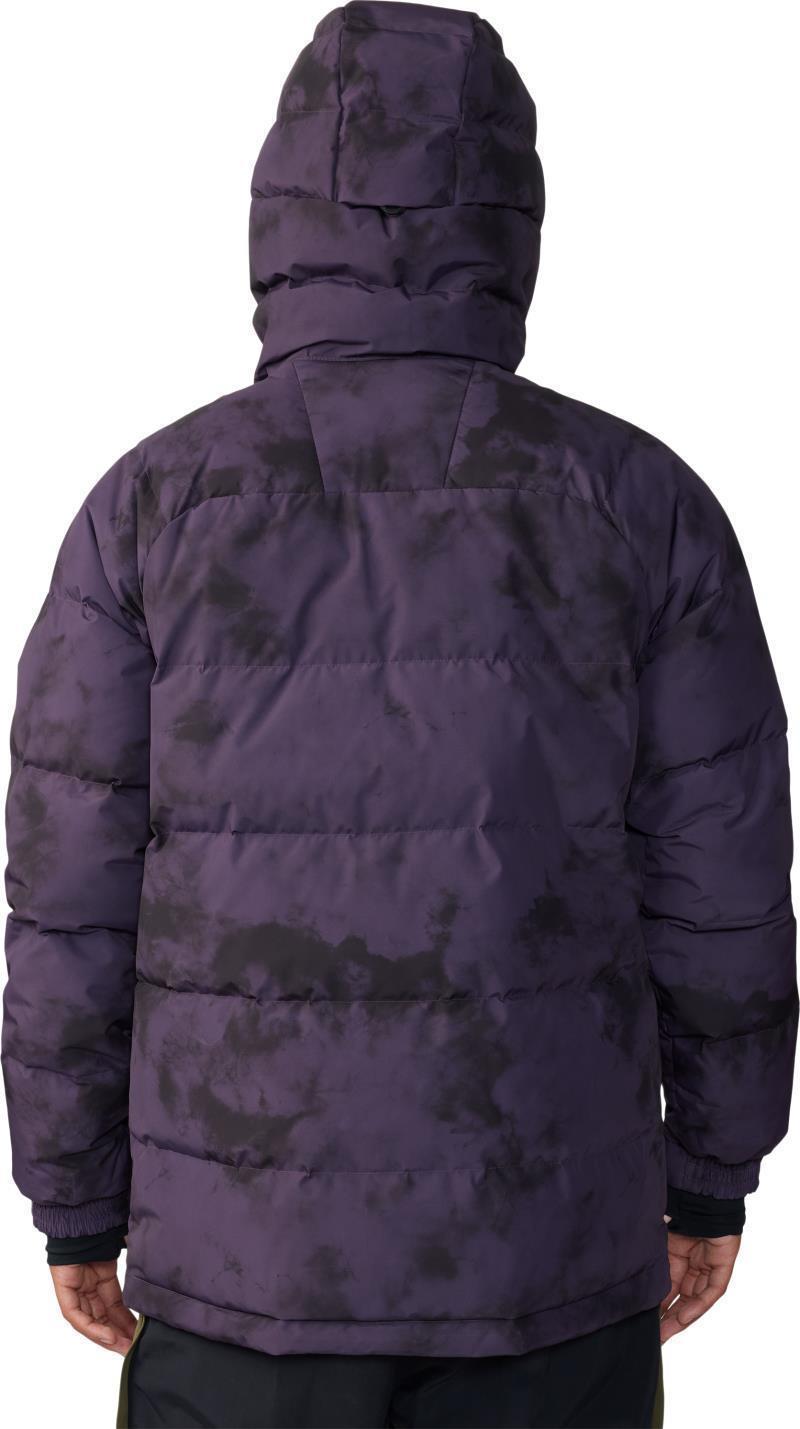 First Tracks Down Jacket - Mens - Blurple Ice Dye Print 3