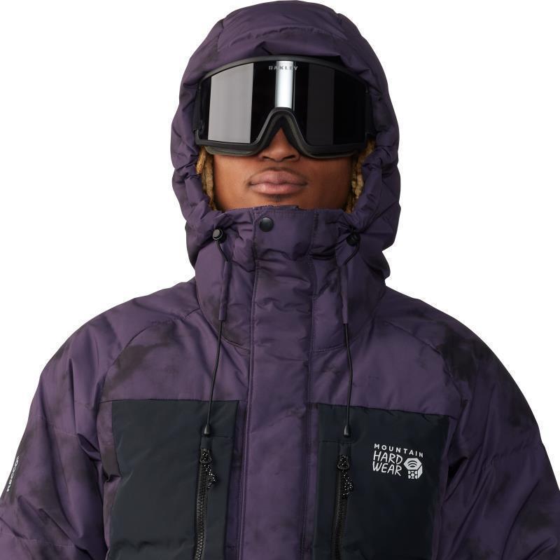 First Tracks Down Jacket - Mens - Blurple Ice Dye Print 4