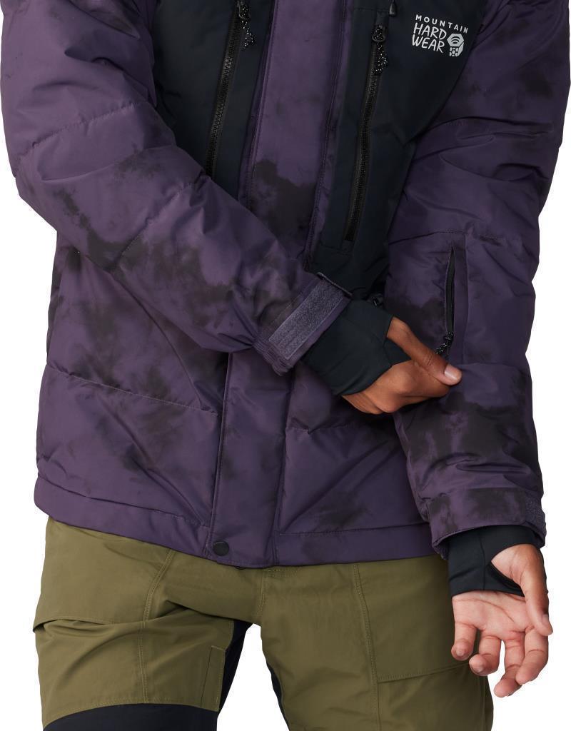 First Tracks Down Jacket - Mens - Blurple Ice Dye Print 6