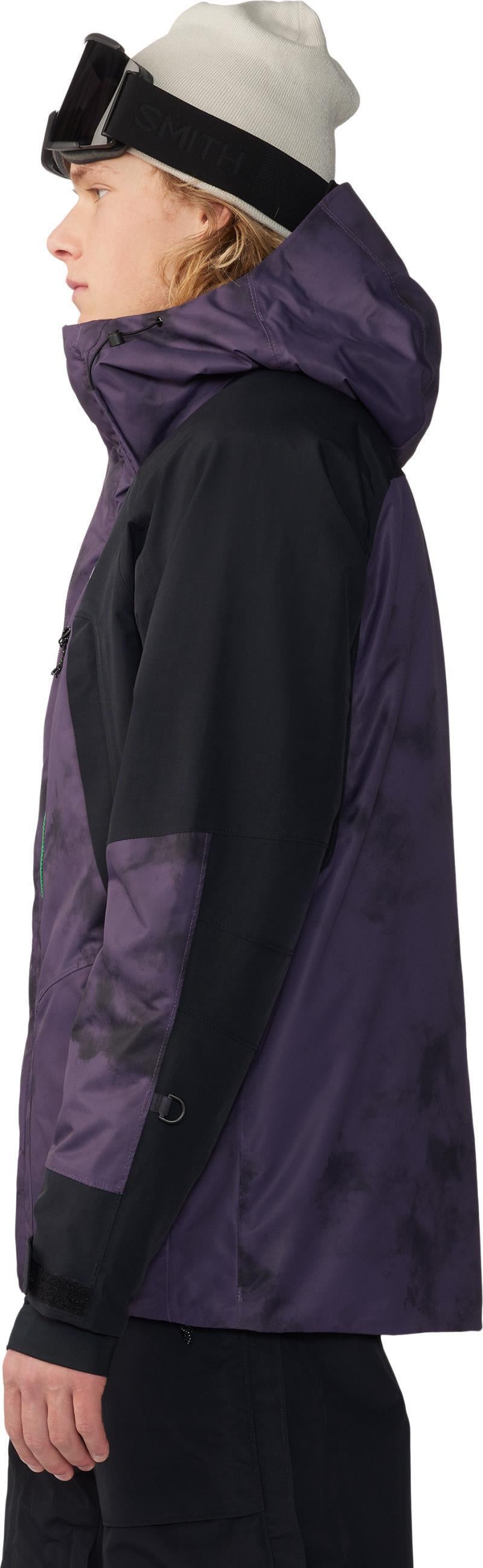 First Tracks Insulated Jacket - Mens - Blurple Ice Dye Print 2