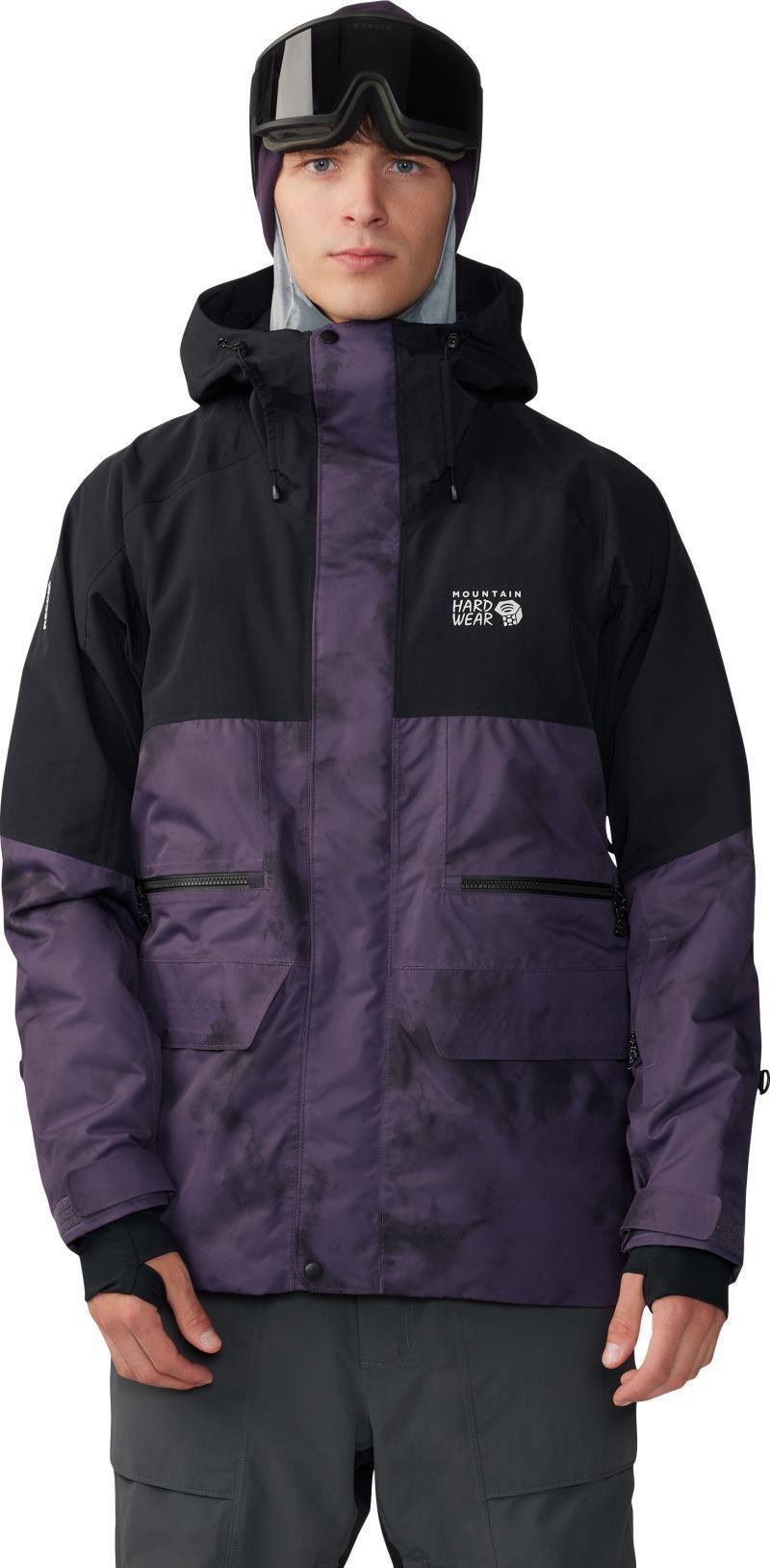 First Tracks Jacket - Mens - Blurple Ice Dye Print 1